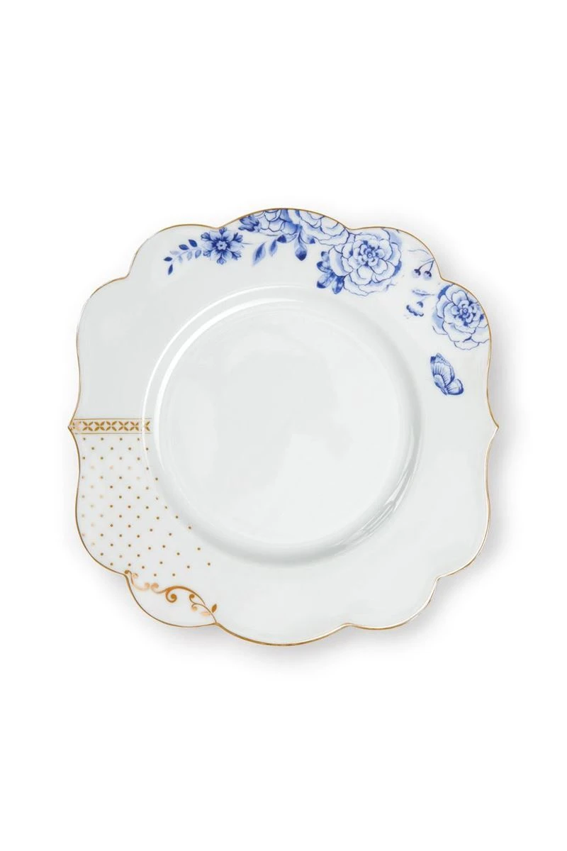 Royal White Breakfast Plate Golden Dots 23,5 Cm 3 Royal White Breakfast Plate Golden Dots 23,5 Cm