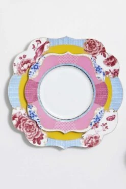 Royal Multi Pastry Plate 17 Cm 8 Royal Multi Pastry Plate 17 Cm -Pip studio 0020522 royal cake plate multi colour 800