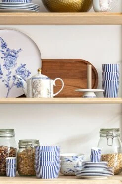 Royal Stripes Bowl Blue 12 Cm -Pip studio 020 4 5