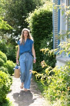 Trousers Long Sumo Stripe Blue -Pip studio 0739 dsc6966 lowres