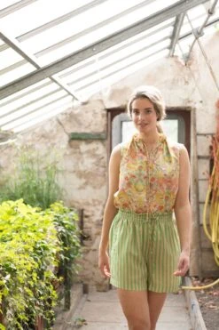 Shorts Sumo Stripe Green -Pip studio 0835 pip homewear 0185 lowres 1 1