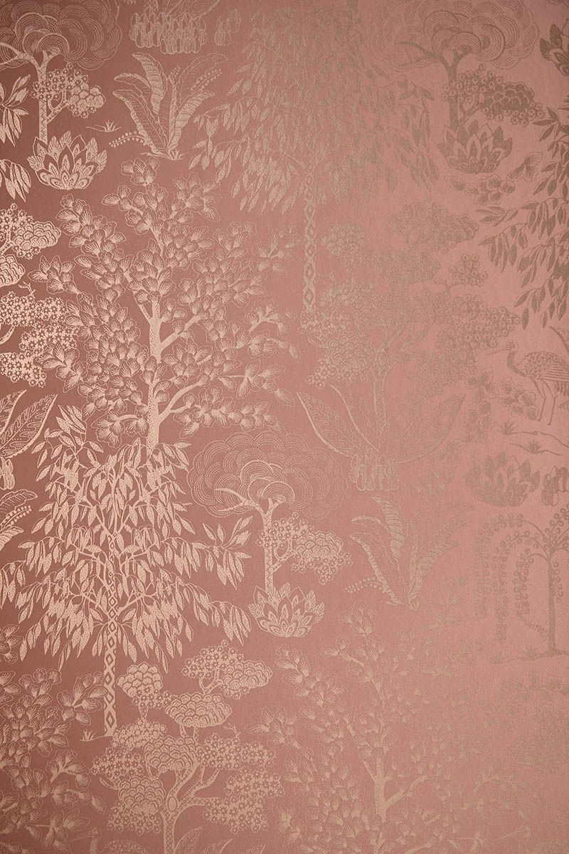 Pip Studio Origami Tree Non-Woven Wallpaper Terra/Rosegold 7 Pip Studio Origami Tree Non-Woven Wallpaper Terra/Rosegold - Image 5
