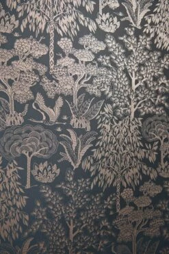 Pip Studio Origami Tree Non-Woven Wallpaper Dark Blue/Rosegold -Pip studio 333114 origami darkblue rosegold 04 hr lr 2