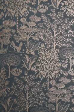 Pip Studio Origami Tree Non-Woven Wallpaper Dark Blue/Rosegold -Pip studio 333114 origami darkblue rosegold 06 hr lr 2