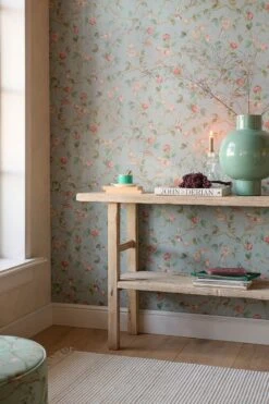 Pip Studio Good Nightingale Non-Woven Wallpaper Light Blue/Grey -Pip studio 333121 good nightingale lightblue grey 01 hr lr