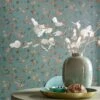 Pip Studio Good Nightingale Non-Woven Wallpaper Petrol -Pip studio 333124 good nightingale petrol 03 hr lr
