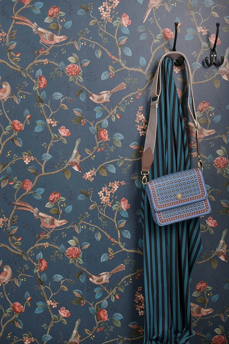 Pip Studio Good Nightingale Non-Woven Wallpaper Dark Blue 3 Pip Studio Good Nightingale Non-Woven Wallpaper Dark Blue