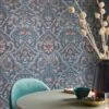 Pip Studio Saluti Vinyl Wallpaper Denim Blue -Pip studio 333151 saluti denim blue 01 hr lr