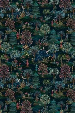 Pip Studio Pip Garden Infinito Wallpower Dark Blue -Pip studio 333161 pip garden lr