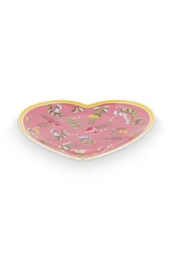 La Majorelle Set/2 Heart Shape Plates Pink -Pip studio 51.001.282a