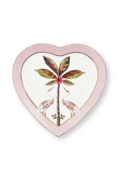 La Majorelle Set/2 Heart Shape Plates Pink -Pip studio 51.001.282tsb