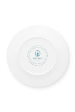 Flower Festival Set/4 Breakfast Plates Light Blue 21cm -Pip studio 51.001.285bs 1