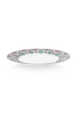 Flower Festival Set/4 Breakfast Plates Light Blue 21cm -Pip studio 51.001.285fs 1