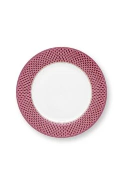 Flower Festival Dinner Plate Red/Dark Pink 26.5 Cm