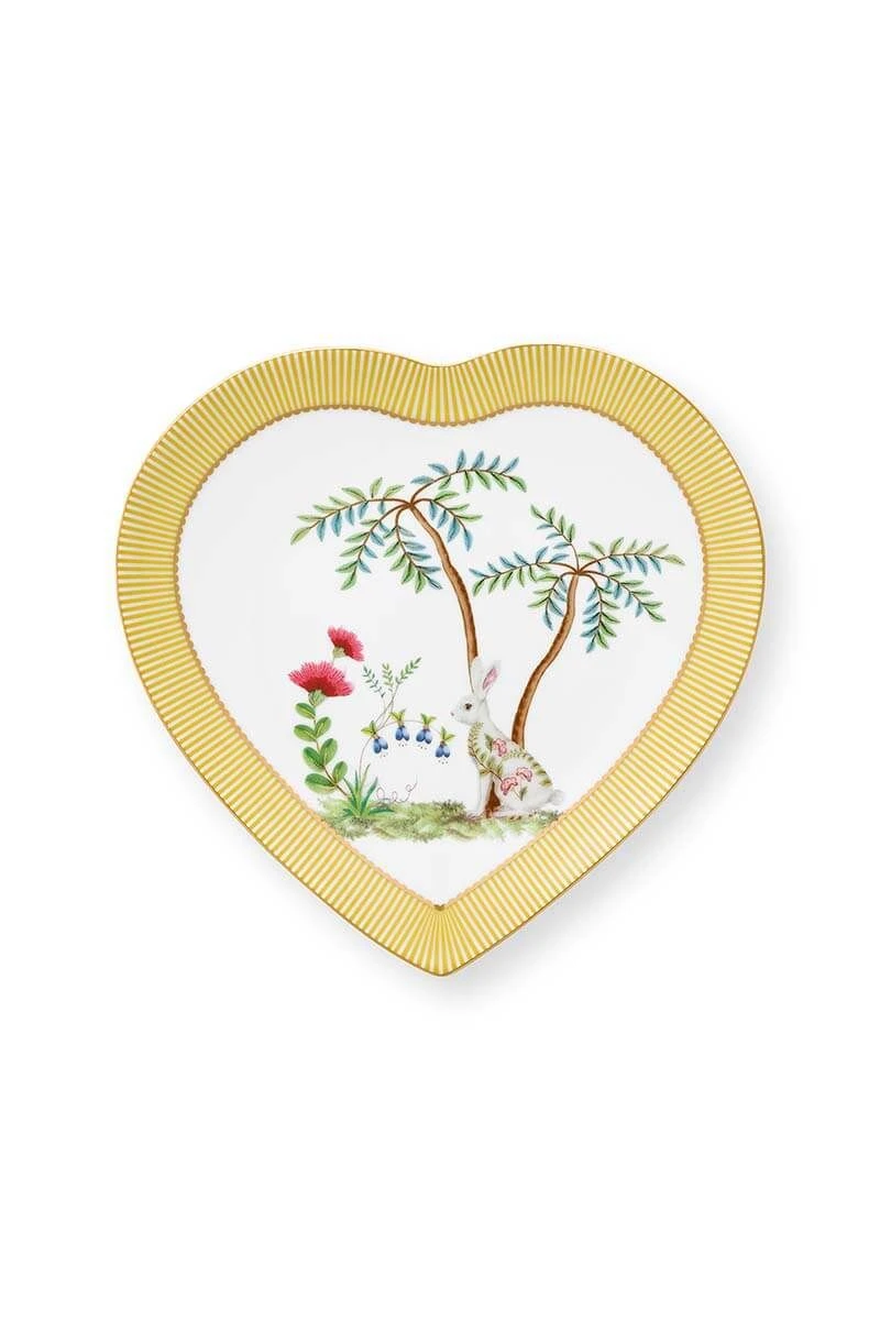 La Majorelle Set/2 Heart Shape Plates Yellow 5 La Majorelle Set/2 Heart Shape Plates Yellow - Image 3