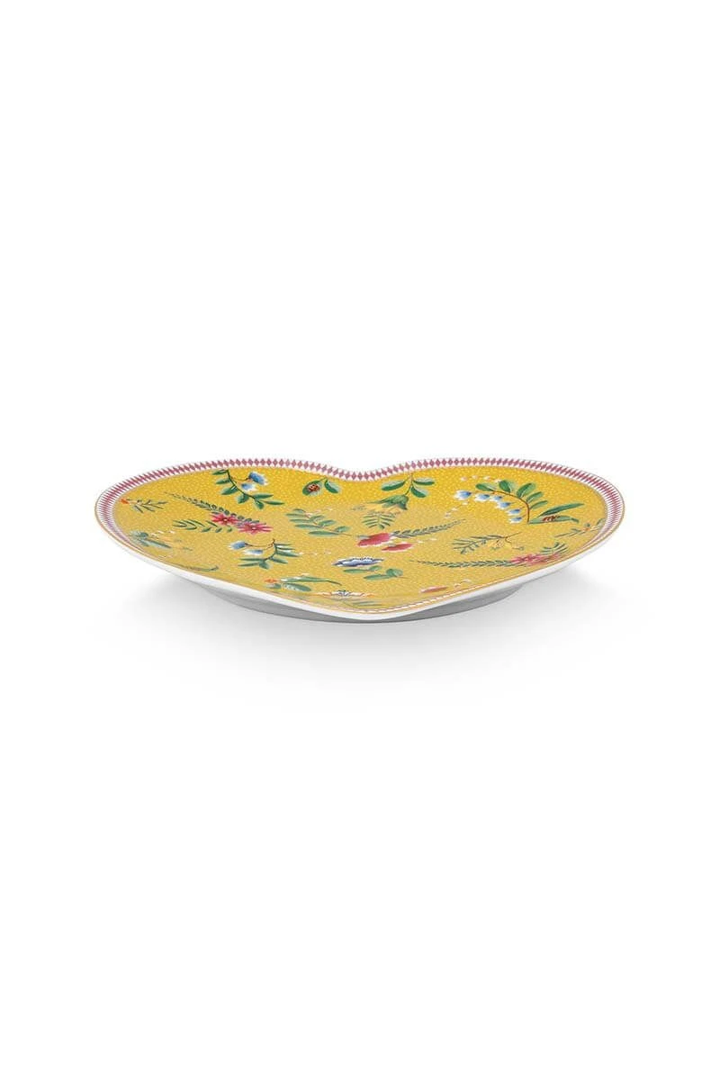 La Majorelle Set/2 Heart Shape Plates Yellow 8 La Majorelle Set/2 Heart Shape Plates Yellow - Image 6