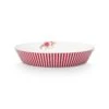 Royal Stripes Deep Plate Dark Pink 21.5cm 1 Royal Stripes Deep Plate Dark Pink 21.5cm -Pip studio 51.001.346 01
