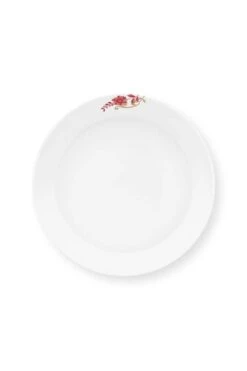 Royal Stripes Deep Plate Dark Pink 21.5cm -Pip studio 51.001.346 03