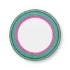 Pip Chique Stripes Dinner Plate Pink/Green 28cm -Pip studio 51.001.388 01 lr