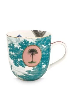 Heritage Mug Large Boat Aqua