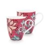 Flower Festival Set/2 Mugs Large Dark Pink -Pip studio 51.002.328 1 800x1200