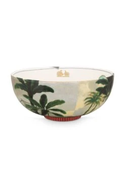 Heritage Bowl Palm Green 23 Cm 13 Heritage Bowl Palm Green 23 Cm -Pip studio 51.003.180bs