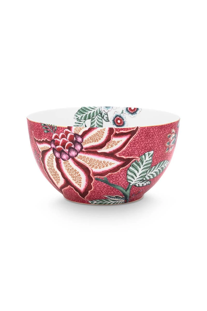 Flower Festival Bowl Dark Pink 15 Cm 3 Flower Festival Bowl Dark Pink 15 Cm