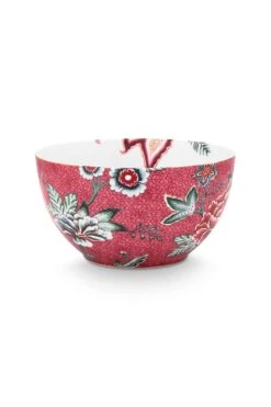 Flower Festival Bowl Dark Pink 15 Cm 11 Flower Festival Bowl Dark Pink 15 Cm -Pip studio 51.003.195 2 800x1200