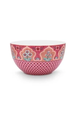Flower Festival Bowl Dark Pink 18 Cm -Pip studio 51.003.196 2 800x1200