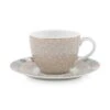 Blushing Birds Espresso Cup & Saucer Khaki 2 Blushing Birds Espresso Cup & Saucer Khaki -Pip studio 51.004.088fs
