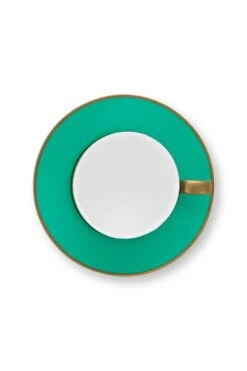 Pip Chique Cappuccino Cup & Saucer Green -Pip studio 51.004.155 03