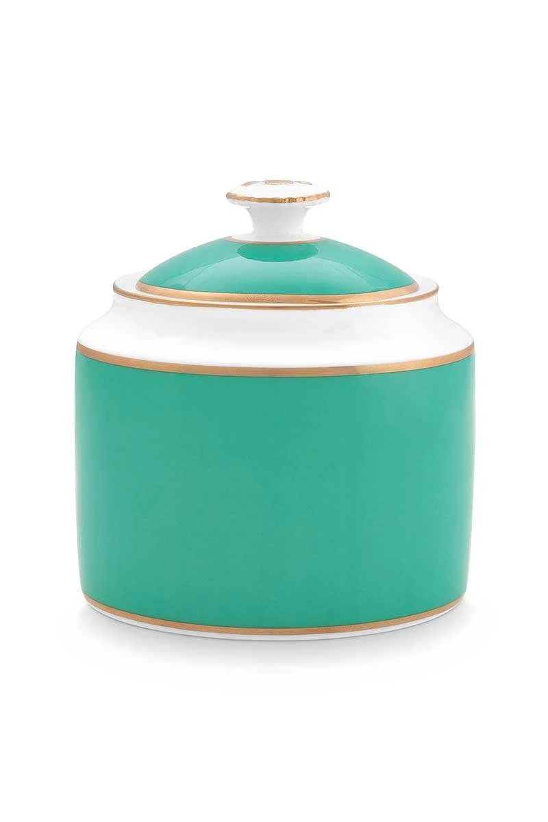 Pip Chique Sugar Bowl Green 3 Pip Chique Sugar Bowl Green
