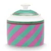 Pip Chique Stripes Sugar Bowl Pink/Green -Pip studio 51.008.046 01 lr