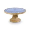 Wooden Platter White/Blue 22 Cm 2 Wooden Platter White/Blue 22 Cm -Pip studio 51.010.025