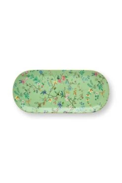 Jolie Cake Tray Rectangular Green