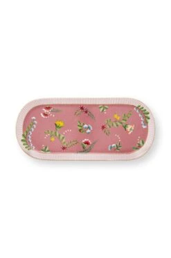 La Majorelle Cake Tray Rectangular Pink