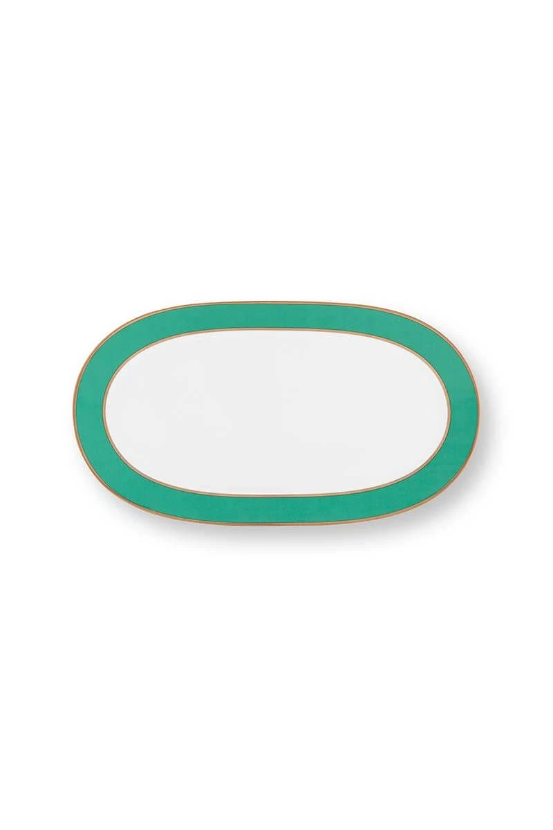 Pip Chique Cake Tray Oval Green 3 Pip Chique Cake Tray Oval Green