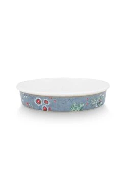Flower Festival Serving Tray Round Light Blue -Pip studio 51.019.010 bs 800x1200