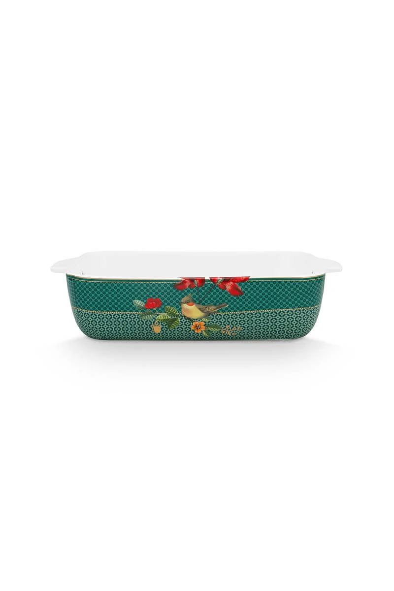 Winter Wonderland Serving Tray Rectangular Large Green 5 Winter Wonderland Serving Tray Rectangular Large Green - Image 3