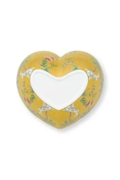 La Majorelle Large Serving Tray Heart Yellow -Pip studio 51.019.019 04