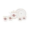 Love Birds Breakfast Set/7 White 2 Love Birds Breakfast Set/7 White -Pip studio 51.020.143 2