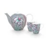 Flower Festival Tea Set/3 Large Light Blue 2 Flower Festival Tea Set/3 Large Light Blue -Pip studio 51.020.156