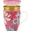 Flower Festival Tea For One Dark Pink -Pip studio 51.020.174 01