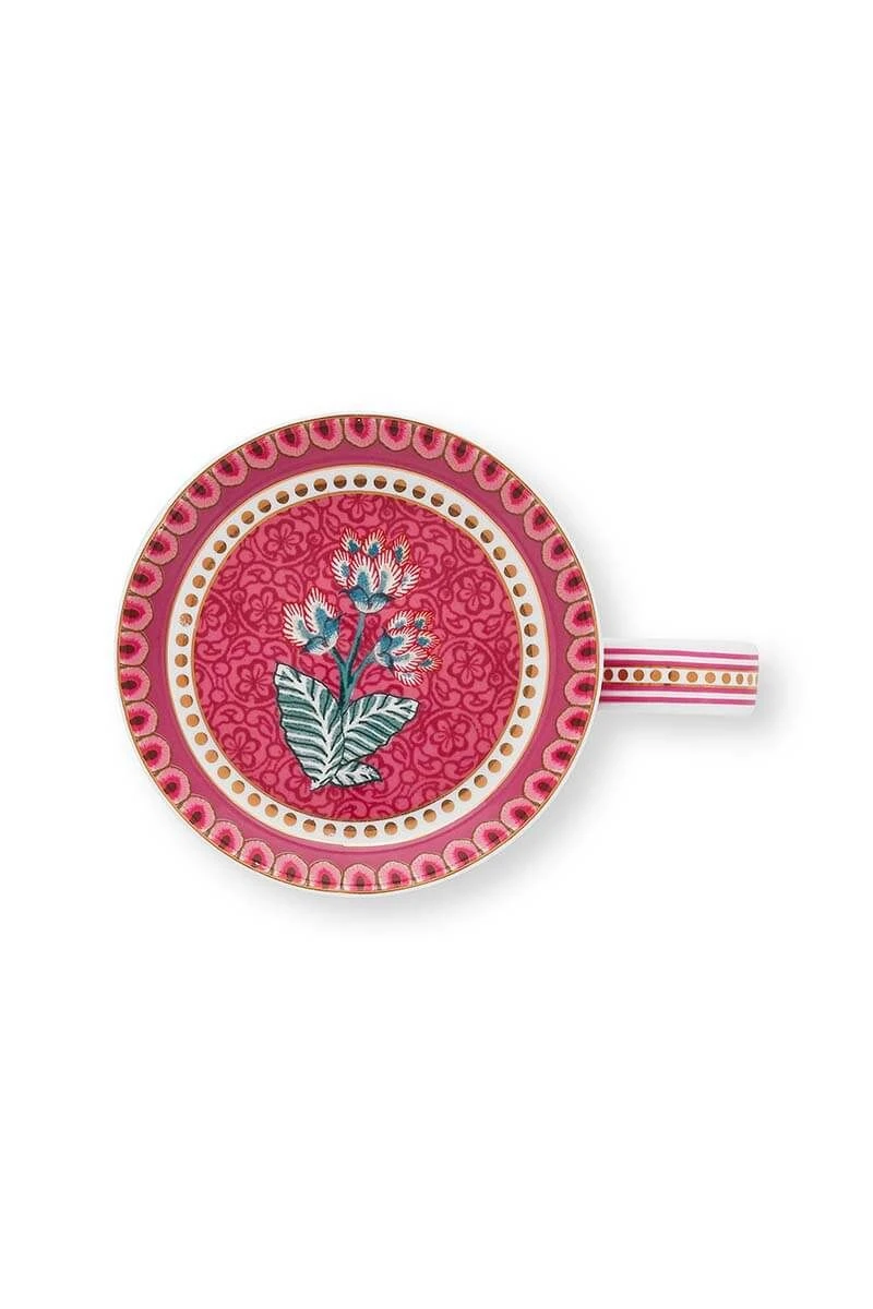 Flower Festival Tea For One Dark Pink 7 Flower Festival Tea For One Dark Pink - Image 5