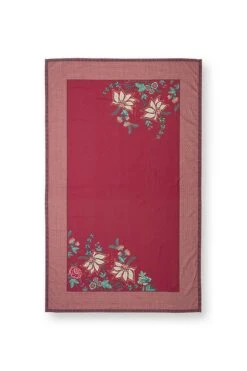 Flower Festival Tablecloth Dark Pink -Pip studio 51.035.048 2 800x1200 1