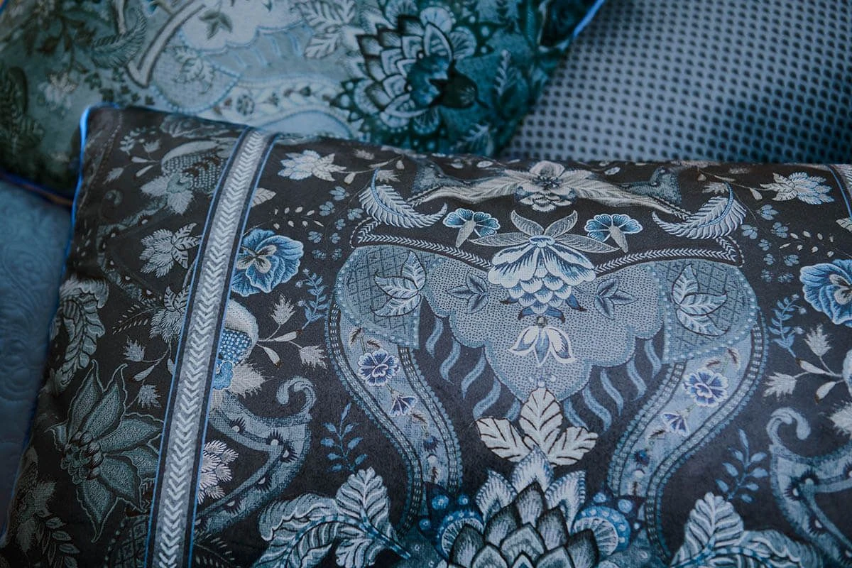 Cushion Kyoto Festival Dark Blue 6 Cushion Kyoto Festival Dark Blue - Image 4