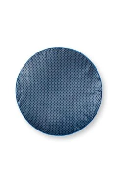Cushion Round Quiltey Days Dark Blue -Pip studio 51.040.357 04