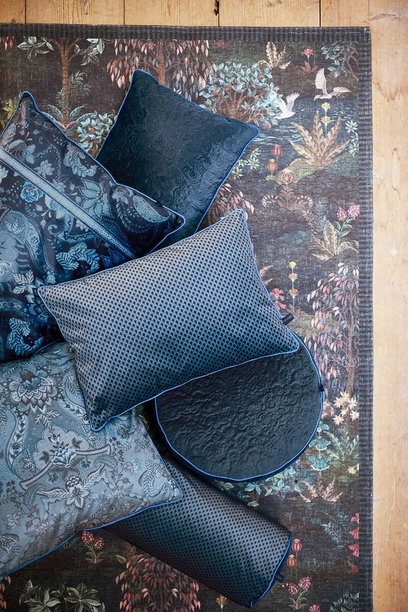 Cushion Suki Dark Blue 4 Cushion Suki Dark Blue - Image 2