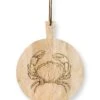 Wooden Tray Crab Round 2 Wooden Tray Crab Round -Pip studio 51.075.033
