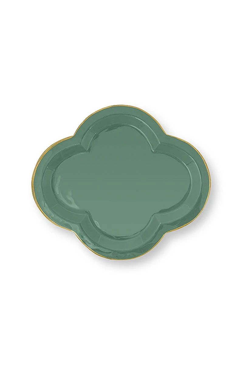 Fancy Tray Large Dark Green 3 Fancy Tray Large Dark Green